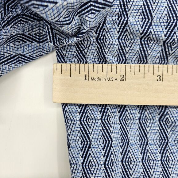 Jhane Barnes Shirt Mens Large Frequency Geometric Abstract Button‎ Down Casual - Picture 8 of 11